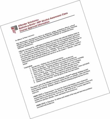 Course Approval Document